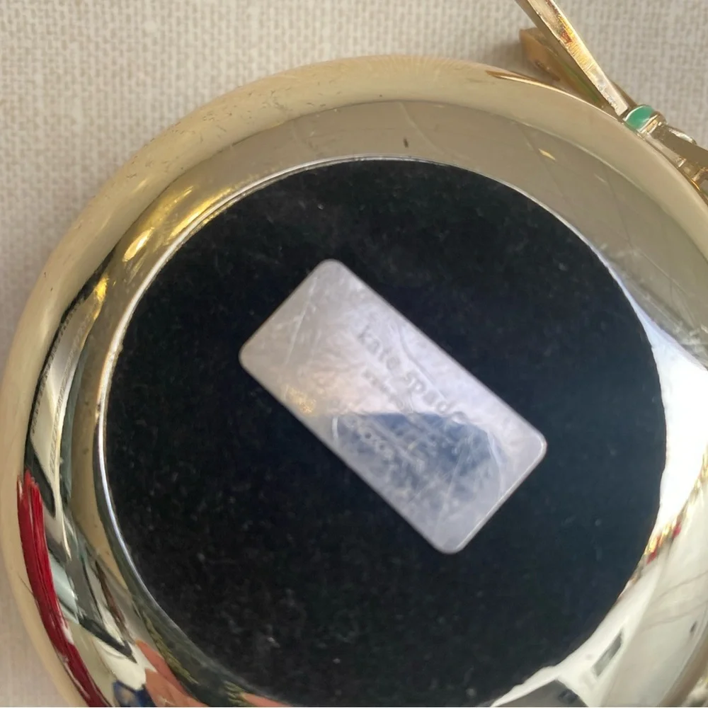 Kate Spade x Lenox Turquoise Blue Gold‎ Ring Holder Trinket Dish